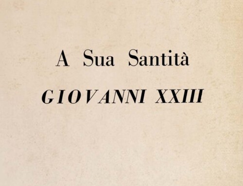 A Sua Santità Giovanni XXIII – Egidio Corbetta