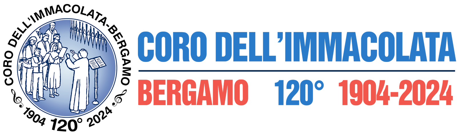 Coro Immacolata Bergamo Logo FESTA 120 ANNI