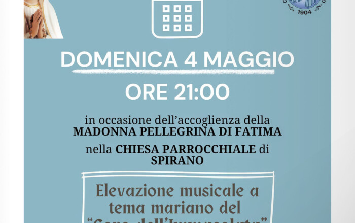 2025-05-04 Spirano - Madonna pellegrina di Fatima